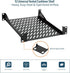 Tecmojo 1U 10" 10.23" Rack Mount Shelf for Server Rack, Deep Vented Cantilever Tray, Metal Shelf for Network Cabinet