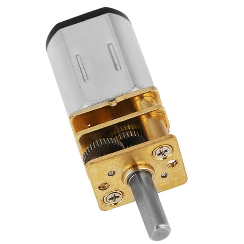 N20 DC3V 6V 12V 50-2000RPM (6V 200RPM) Gear Motor, Speed Reduction Gear DC Motor with Metal Gearbox for RC Car, Robot