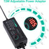 Wefomey 3V~24V 3A 72W 3V 5V 9V 12V 18V 20V 24V 100V-240V 14 4-Way Universal Power Supply Adjustable Variable AC/DC