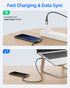 SUNGUY USB C Android Auto Cable 1.5FT, 10Gbps USB C 3.1 Gen 2 Data Transfer, Right Angle USB to USB C Fast Charging
