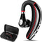 Bluetooth Headset V5.0, Wireless Earpiece with Noise Canceling Mic for Cell Phone, Sweatproof