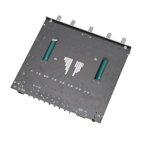 S350H 220Wx2 350W 2.1 Channel Bluetooth Power Amplifier Board, DC 18V-38V with Treble and Bass Control