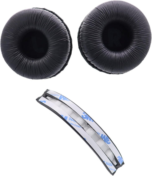 Deal4GO Original Headphone Earpads with Headband Cover Cushion Replacement for JBL Tune 500 510 520 560 590 (Black)