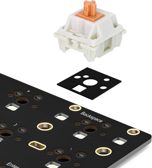 YIMAGUJRX RUNJRX EVA Keyboard Switch Pads, EVA 0.5mm Keyboard PCB Foam for 61/64/87/100/104/108 Hot Swap Keyboard 120Pcs