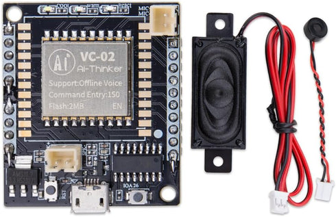 Comidox 1Pcs VC-02-Kit Voice Control Module Intelligent Offline Speech Module for Smart Home