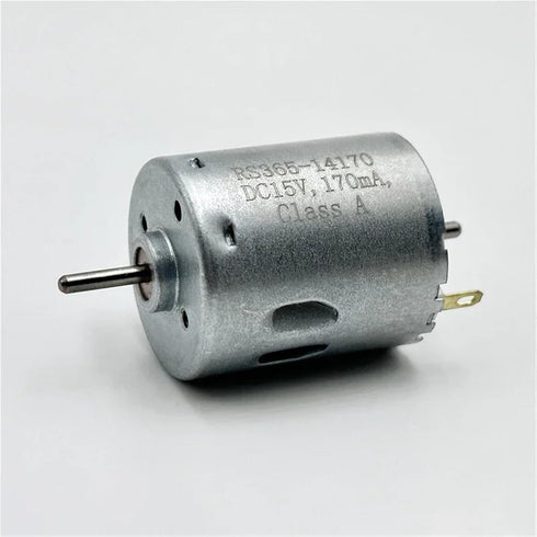 AYEXNSW RS-365-14170 12V 14.4V 15V 18V 7700RPM 1Pcs Mini Carbon Brush Motor DC High Speed Double Shaft for Sweeper