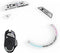 YIMAGUJRX Glass Mouse Skates for Logitech G 502 Lightspeed Wireless, Fastest Smoothest Mouse Feet (White Print)