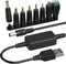 DROK USB to 9v Adapter - 5v to 9v Boost Converter, 1.1m/3.6FT USB