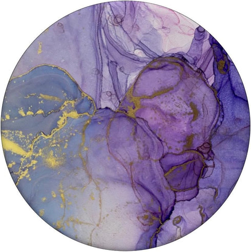 Watercolor Purple Abstract Pattern PopSockets Swappable PopGrip