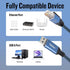 6Ft USB3.0 RJ45 Cable,USB3.0 USB to Ethernet Cable, A to A to Gigabit Ethernet Cable Compatible Laptop, PC, Switch