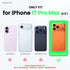 ORNARTO 17 7X 17 6.9", Magnetic for iPhone Pro Max Case, Military-Grade Drop Protection, Compatible with MagSafe, Slim