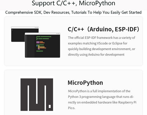 ESP32-C3 Mini Development Board, Based on ESP32-C3FN4 Single-Core Processor, Support 2.4GHz Wi-Fi & Bluetooth 5
