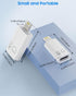 MoKo USB C Female to Lightning Male Adapter, Lightning to USB-A OTG Connector for iPhone 14/13/12/11 Pro Max