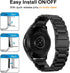 Valkit Compatible with Samsung Galaxy Watch 46mm, Galaxy Watch 3 45mm, Gear S3 Classic, 2 Pack Stainless Steel Bands