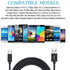 Micro USB Cable 10FT for PS4 Controller Charger, Compatible with PS4 Slim/Pro, Xbox One S/X, Fire HD67810