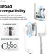 elago Magnetic Selfie Stick Tripod - White Compatible with MagSafe for iPhone and Galaxy, Portable, Lightweight,
