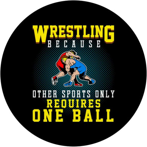 Wrestling Coach School Teacher Student Sports PopSockets Swappable PopGrip
