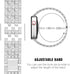 Compatible Apple Watch Ultra Band, 49mm 46mm 45mm 41mm 38mm 40mm 42mm 44mm, 2 Pack Bling Crystal Diamonds Case Cover