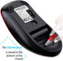 memzuoix 2.4G Wireless Mouse, 1200 DPI Optical Cordless Mouse with USB Receiver, Portable for Laptop, PC, MacBook, Red
