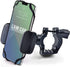 Bike & Motorcycle Phone Mount for iPhone 14 Pro (13, 12, SE, Plus/Max), Galaxy S22 or Any Cell Phone - Universal