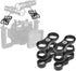 2 PCS x 1" Inch Aluminum Standard Long Ball Clamp Mount for Underwater Diving Light Arm System, Works with Ram Mounts