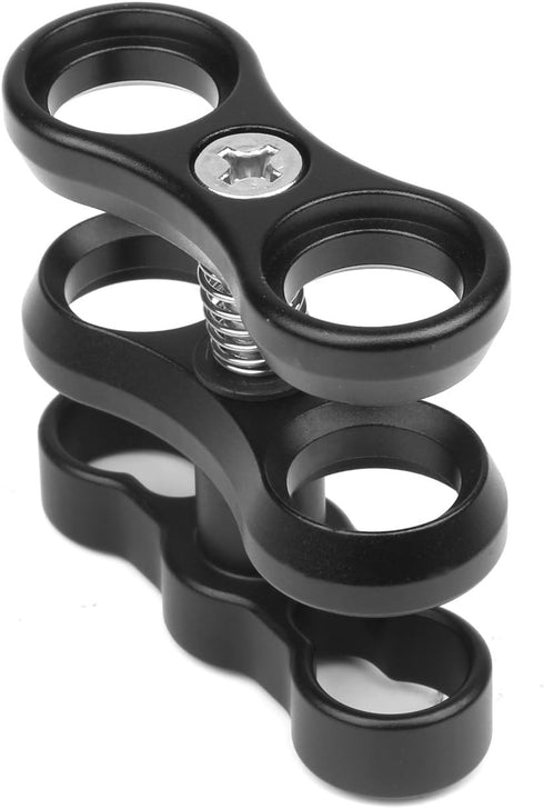 D&F 1'' Aluminum Standard Ball Mount Clamp for Underwater Light Arm System