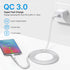 USB Type C Cable 6FT 2Pack Fast Charging Cable for Samsung Galaxy A01 A02s A03s A10e A11 A12 A13 A14