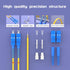 7.5Meters 25ft LC/UPC-SC/UPC Single-Mode Fiber Optic Cable, LC to SC OS2 Jumper Optical Patch Cord Duplex