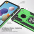 HNHYGETE Phone Case for Galaxy A21, Military Grade 360° Rotatable Kickstand Shockproof Protective Case