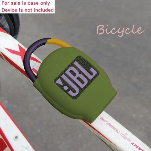 Hermitshell Silicone Carrying Case for JBL Clip 4 - Portable Mini Bluetooth Speaker, Green