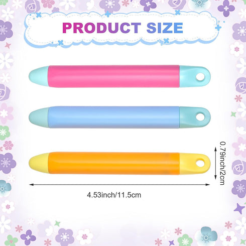 Gjinxi 3 Pack 2) Kid-Friendly Stylus Pens for Touch Screens, Capacitive Stylus Pens with Durable Rubber Tips, Tablet