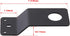 2 Pcs Black Antenna Mount, 3/4" Hole Thick Steel Brackets for UHF VHF Ham NMO Antennas