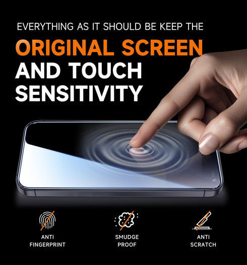MAGIC JOHN Privacy Glass Screen Protector 2 Pack for Samsung Galaxy S24 Plus, 6.7", Anti-Scratch, Bubble Free, Case