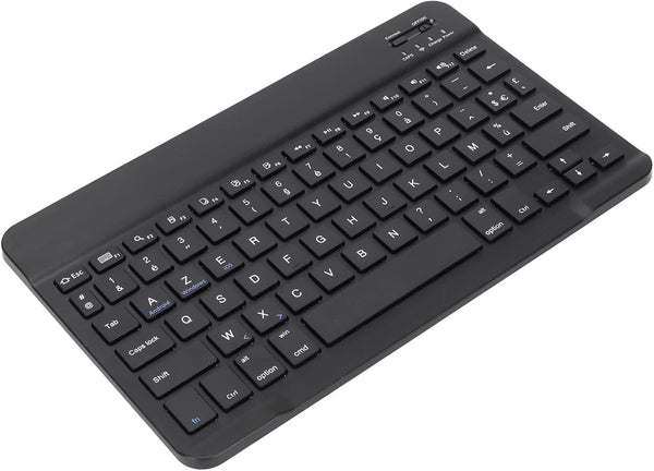 Sanpyl Keyboard - 10in Ultra Thin Bluetooth French AZERT Keyboard, Scissor Slim Waterproof for Tablet Phone Computer