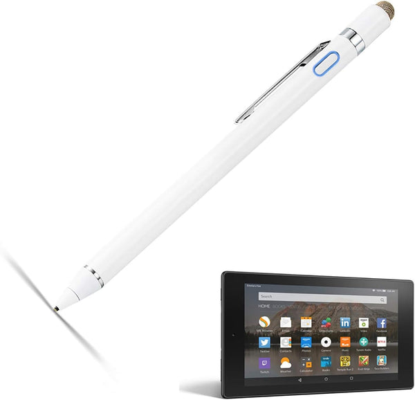 Stylus Pen for Amazon Fire 10 Pencil, EVACH Digital Pencil with 1.5mm Ultra Fine Tip Stylus for Amazon Fire 10 (White)