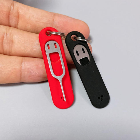 Zksbdxz Card Opening Tool Ejector Needle Opener Ejector Card Remover Anti-Lost Card Eject Tool with Silicone Sleeve