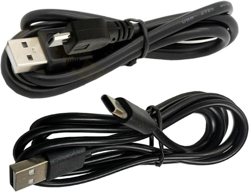 UPBRIGHT USB-C + Mirco USB 5V 0.5A DC Charging Cable Thru Port Charger
