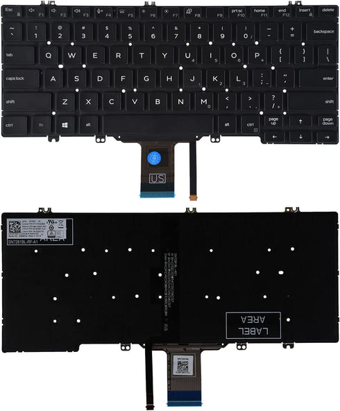 SUNMALL Replacement Keyboard Compatible with Dell Latitude 3300 5300, 5300 2-in-1, 5310,5310 2-in-1,