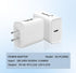 topfeel 20W USB-C Charging Block,Type C Wall Charger, PD Fast Charging Power Adapter, White