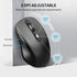SHUNJINRUN 1000/1600/2400 6-Button Wireless Mouse with Side Buttons for Laptop, PC, Chromebook, Mac, MacBook, Silent