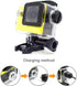 Action Camera Waterproof Case, Professional Sport Camera Accessories with Charging Cable for SJCAM SJ4000/SJ7000