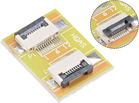 uxcell 0.5mm Pitch 8 Pin to 8 Pin Extension Connector Adapter for FFC FPC Cable, Extend Zip HDD