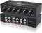 2 in 4 Out RCA L/R Audio Splitter Stereo Line Level Distributor
