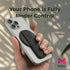 Mass Planet Grip Compatible with MagSafe-Style iPhone Devices, Made from with a Slim Foldable Holder for Secure