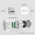 2 Countertop, TRZLIFE Mini Desk Vacuum, AA Battery Powered Must-Have Office Accessory for Crumbs and Tiny Debris from