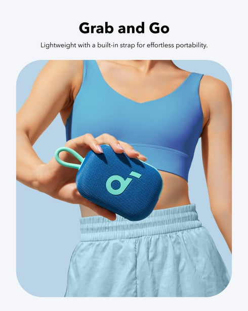 Soundcore Select 4 Go Bluetooth Speaker, Ultra Portable, 20 Hours Playtime, IP67 Waterproof, Ideal for Indoors and