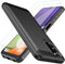 Osophter Galaxy A03S Case, Samsung A03S Protective Cell Phone Cover with 2pcs Screen Protector, Shock-Absorption TPU