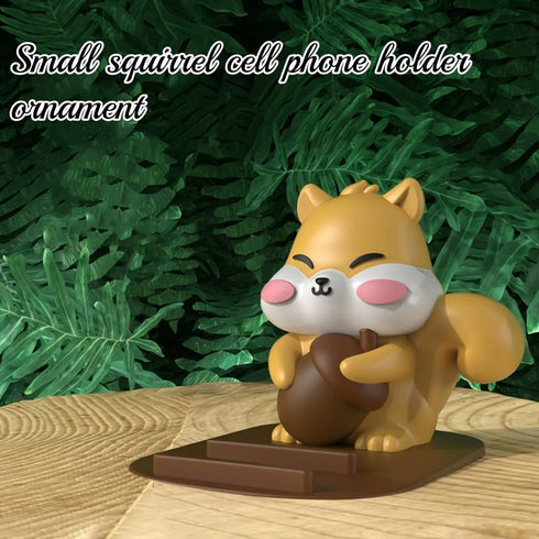 Wsgzmjseed Cell Phone Stand, Animal Smartphone Desk Holder, Lovely Animal Mobile Phone Accessory Ornament Bracket