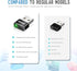 Geyes USB Mouse Jiggler, Undetectable Mouse Mover Device Has Two Swing Modes Jiggle and Multi-Track,Keeps