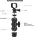 Mechrig 3,Ajustable 360Ball Setup Cold Shoe Mount Expansion Adapter for DJI Osmo Pocket Head for DSLR Hot Shoe